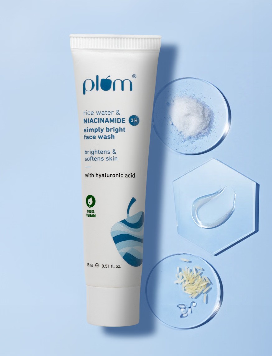 Plum Ricewater & 2% Niacinamide Face Wash
