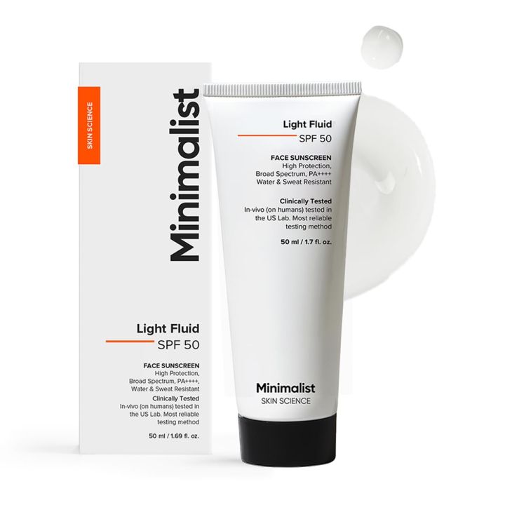 Minimalist Light Fluid Sunscreen SPF-50-50ML