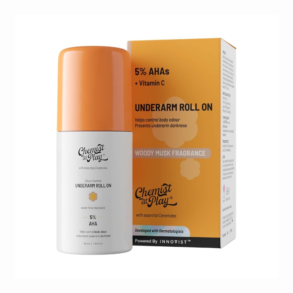 Chemist At Play Under Arm Roll On-Woody Fragrance-40ML