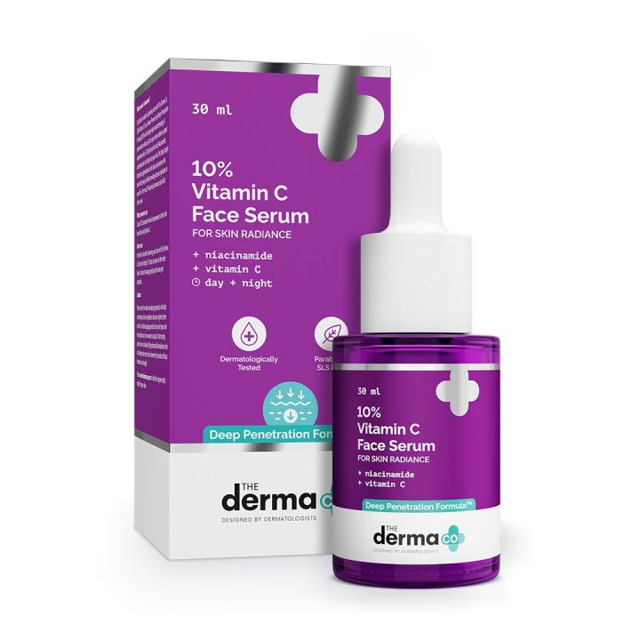 10% Vitamin-C Face Serum-30ML-DermaCo