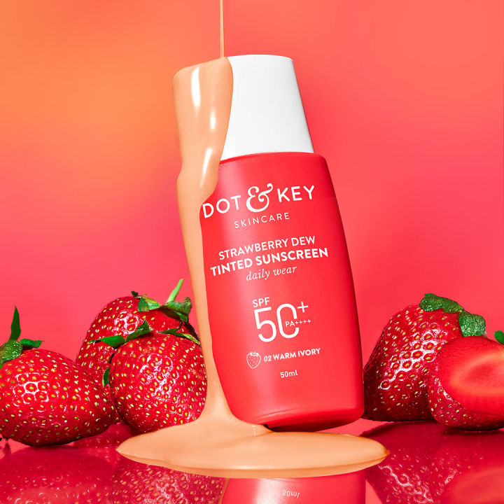 Dot and Key Strawberry Tinted SPF-50 Warm Ivory